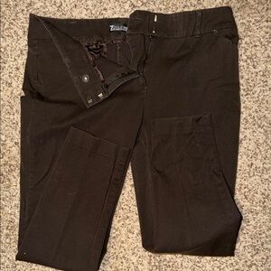 New York company 7th avenue 14 brown stretch slacks some fading